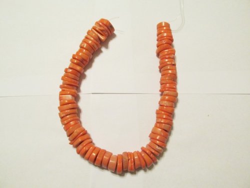 (image for) Peach orange coral slices 26mm #1882