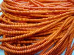 (image for) Orange small rondell 2x4mm #1125-A