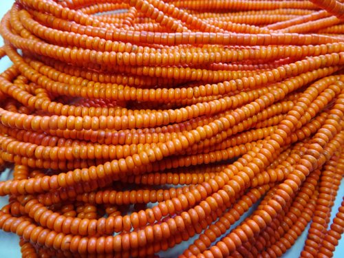 (image for) Orange small rondell 2x4mm #1125-A