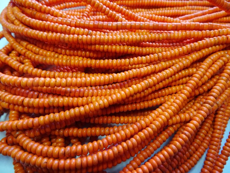 (image for) Orange small rondell 2x4mm #1125-A