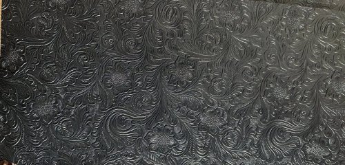 (image for) Faux Leather for hat - Black