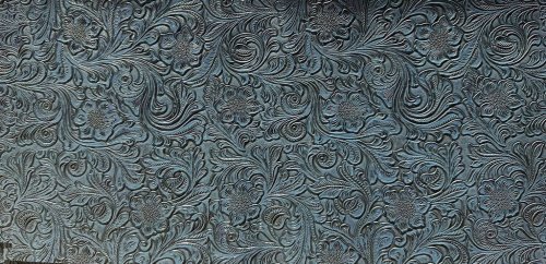 (image for) Faux Leather for hat - Blue