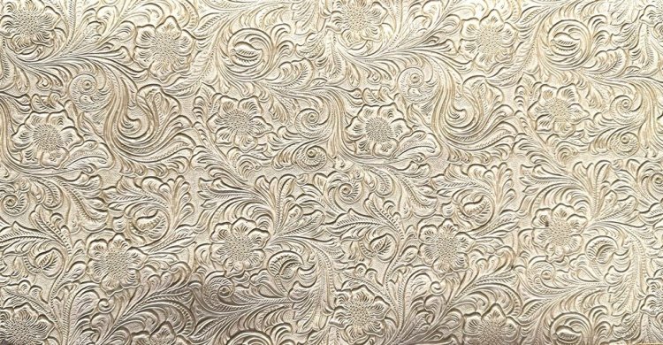 (image for) Faux Leather for hat - Cream