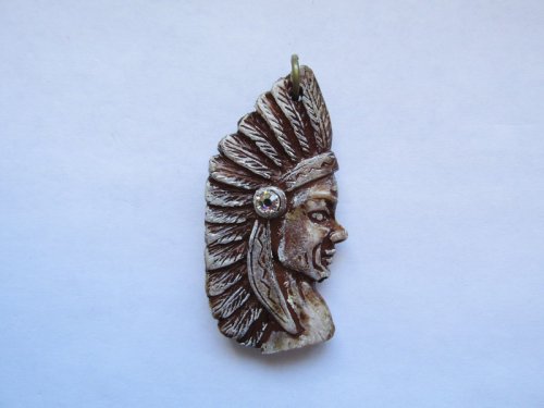 (image for) Indian acrylic pendant #MP46