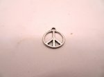 (image for) Peace sign charm (5pcs) #BS-ch88