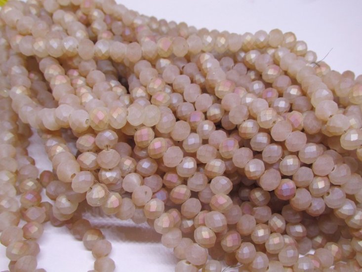 (image for) Peach Mat Crystals 6x8mm #1703