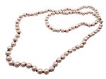 (image for) Beaded necklace convert to hatband- Pearl
