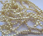 (image for) Off white Glass pearls #T1264