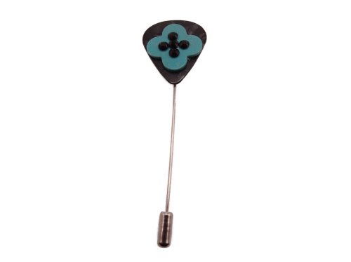(image for) Guitar pick hat pin - Black #hatpin-12