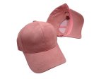(image for) Vegan suede baseball cap - Pink
