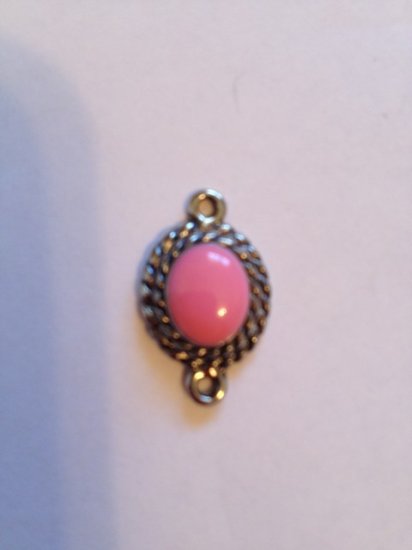 (image for) Connector - Pink Oval #CON48