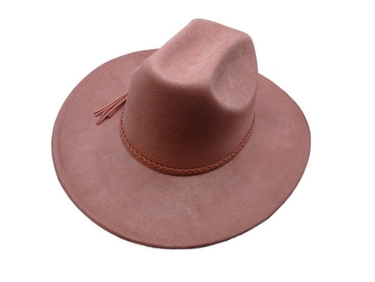 (image for) Cowboy hat Elastic sweatband - Dusty Pink S/M