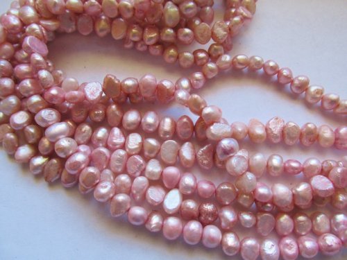(image for) Pink Fresh water pearls 8mm #1459