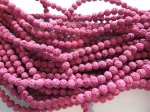 (image for) Pink Lava rock round 8mm #1833