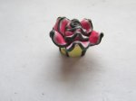 (image for) Red Acrylic flower #FL39