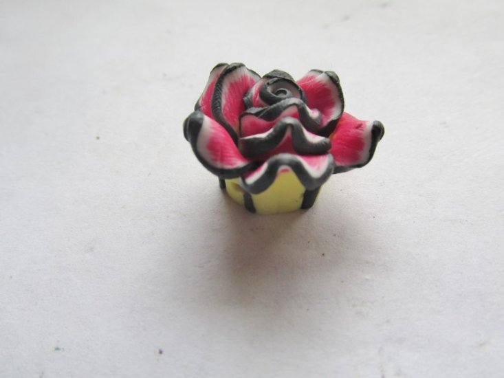 (image for) Red Acrylic flower #FL39