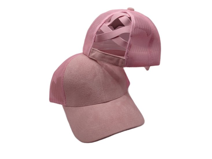 (image for) Pony Tail Mesh back cap - #Pink pony