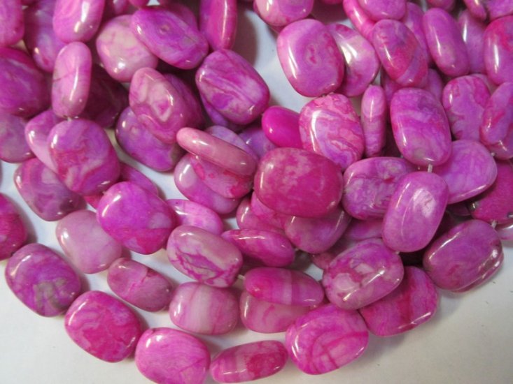 (image for) Pink rectangle Agate 11x14mm #GG16-1719