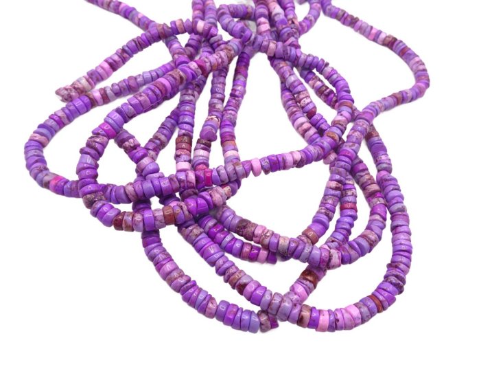 (image for) Purple heishi beads #1510A