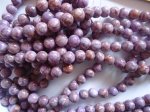 (image for) Lavendar web jasper rounds #RU1103