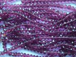 (image for) Purple 6x8mm Crystal Rondelle #1759