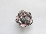 (image for) Brown Poleymer clay flower #FL43