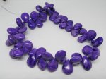 (image for) Purple tear drop 16mm #1077