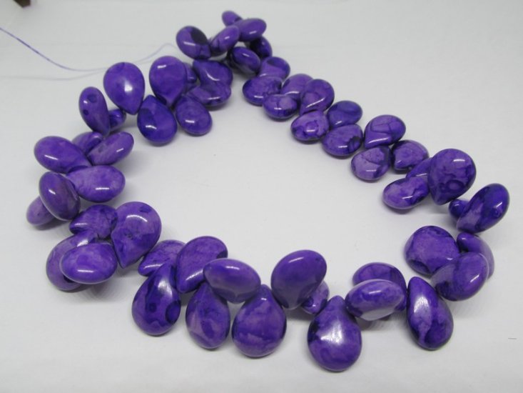 (image for) Purple tear drop 16mm #1077