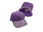 (image for) White Lace Brim baseball cap - Purple