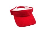 (image for) Vegan Suede Visor - RED