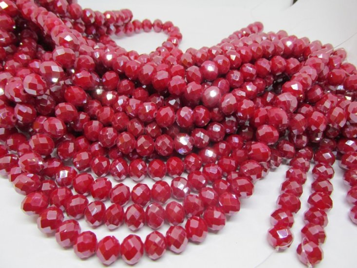 (image for) Red crystals 8x10mm #1732TU