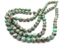 (image for) Green web Jasper rounds #RU1107