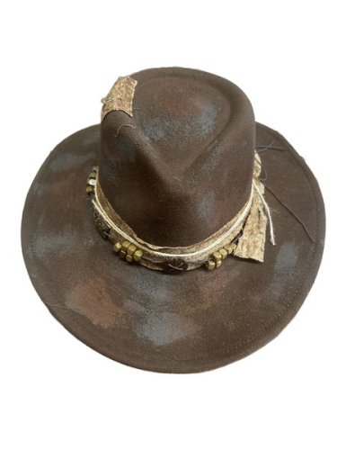 (image for) Rustic faux felt Polyester Hat