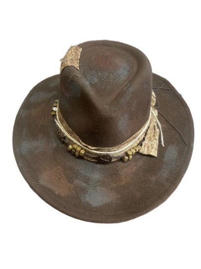 (image for) Rustic faux felt Polyester Hat