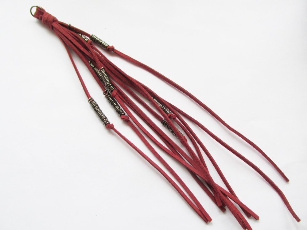 (image for) Rust 9" tassel with gun metal #TASrust