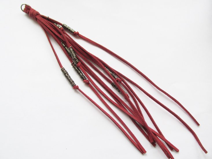 (image for) Rust 9" tassel with gun metal #TASrust