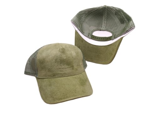 (image for) Vegan Suede Trucker cap - Sage