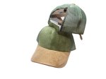 (image for) Pony Tail Mesh back cap - Two Tone Sage/Tan