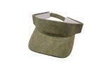 (image for) Vegan Suede Visor -SAGE GREEN
