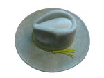 (image for) Vegan suede Wide brim hat - SAGE GREEN
