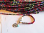 (image for) Serape Cording 6mm - Maroon (1ft)