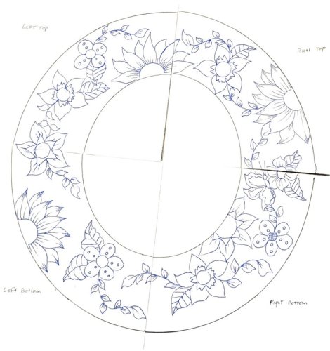 (image for) Hand drawn basic patterns 1-pattern Full brim #Series.13