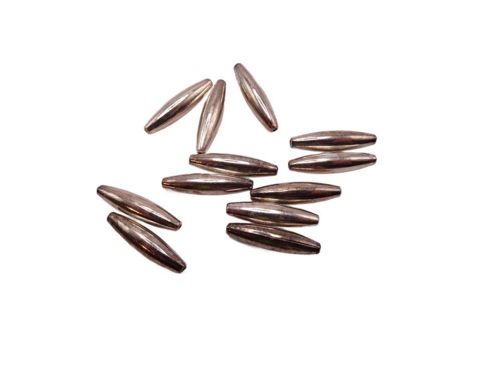 (image for) Antique silver rice beads 5x19mm #1361