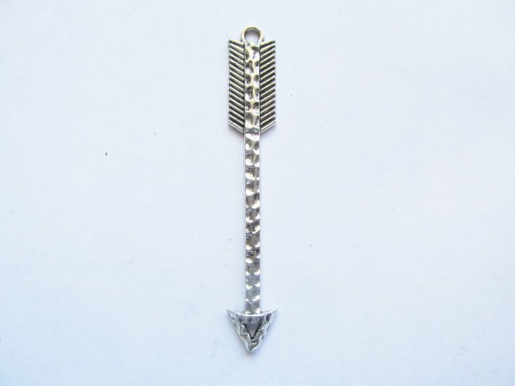 (image for) Arrow antique silver earrings or pendant #RM192