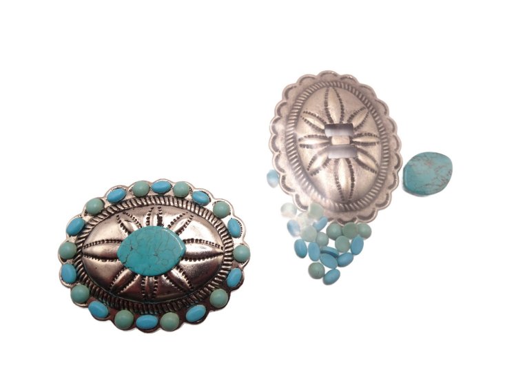 (image for) Concho kit Silver DIY #2