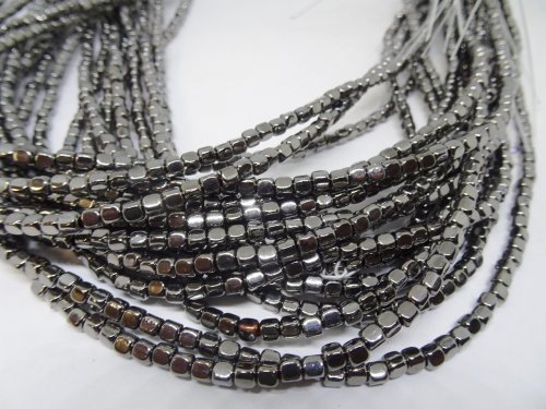 (image for) Silver hematite 3x4mm #1695-H