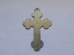 (image for) Rustic Metal Silver Cross Pendant #WKS-13