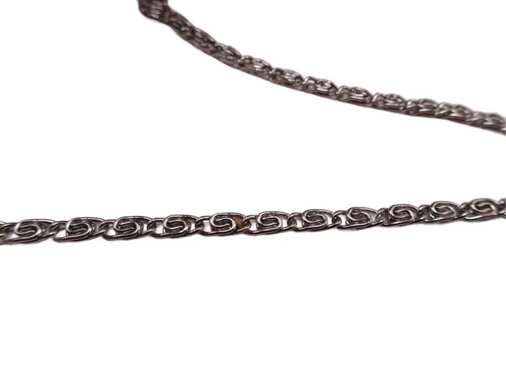 (image for) Antique silver small 3mm chain (1ft) #T26