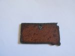 (image for) South Dakota rustic metal pendant #SD