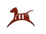 (image for) Rustic rusty Spirit horse slotted concho #Mconcho4-b